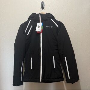 Spyder Women’s  Black and White Jacket, Size S